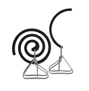 Bobina de mosquitos redondeada hecha a mano india, incienso dorado pulido, soporte de bobina de Mosquitos de hierro portátil creativo, hogar ignífugo - Product Image 2