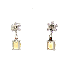 925บริสุทธิ์เงินสเตอร์ลิงธรรมชาติหลายอัญมณีต่างหูแบบห้อยต่างหูแบบห้อยเครื่องประดับแต่งงานไฮเอนด์ขายส่งราคาสั่งซื้อจำนวนมาก - Product Image 6