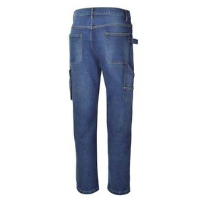 BETA Blue <b>Stretch</b> Work Jeans Trousers Used Construction <b>Machinery</b> Parts - Product Image 3