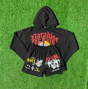 Sudadera de manga larga de gran tamaño para hombre, jersey con capucha de rizo de invierno, capucha estampada para correr para hombre - Product Image 5