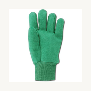 Los mejores guantes de construcción Tejido doble Nap-Out Fleece Tela Algodón Palma Cuff Cut Canvas Knit Wrist Chore Hand Arm Protection - Product Image 2