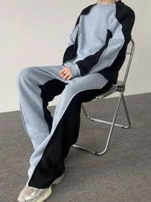 Survêtements lourds personnalisés de haute qualité pour hommes, vêtements de mode et de sport, ensemble de survêtements - Product Image 6