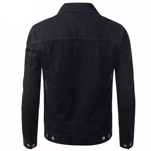 Chaqueta de mezclilla de estilo callejero para hombre con logotipo personalizado y ropa de trabajo de invierno con botones delanteros a la moda con bolsillo y características de carga - Product Image 2