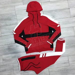 Survêtement athlétique pour hommes Full Zip Warm Jogging Sweat Suits Gym Training Sport Survêtement Set - Product Image 5