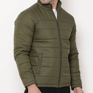 Veste Puffer en gros veste d'hiver personnalisée avec logo personnalisé OEM imprimée de haute qualité pour hommes veste buffante avec poches - Product Image 3