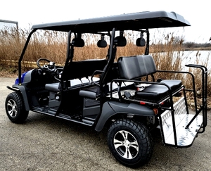 H&S GOLF <b>CART</b> 6 SEATER GAS GVX LIMO EFI UTILITY VEHICLE SIX PASSENGER UTV 2WD 4WD NEW - Product Image 1
