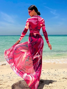 2024新款全覆盖伊斯兰泳装头巾穆斯林泳装女性泳装布基尼3pcs适度穆斯林泳装 - Product Image 3