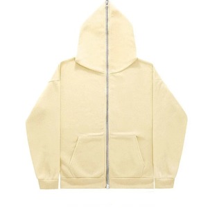 Venta caliente Personalizable de gran tamaño de cara completa con cremallera Sudadera con capucha de alta calidad 100% algodón para ropa informal de invierno - Product Image 4