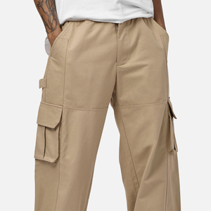 กางเกงคาร์โก้ผู้ชายสไตล์ลำลองหลายกระเป๋ากางเกงคาร์โก้ของสะสมแฟชั่นใหม่ล่าสุด - Product Image 3