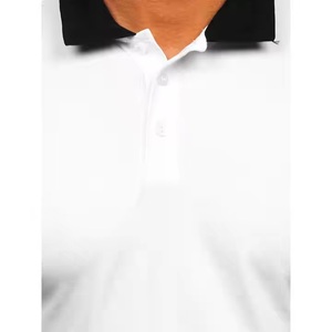 Camiseta de Golf de Algodón para Hombre, Verano 2023, Venta al Por Mayor, Diseño Personalizado, Transpirable, Deportiva, Manga Corta, Estampado Sólido, Teñido Liso - Product Image 4