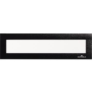 Durable DURAFRAME Magnetic Top A4 Polyethylene/Polypropylene Whiteboards 5 Pcs/pack Black Color - Product Image 1