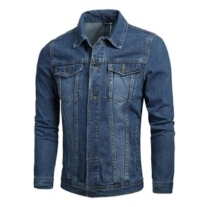 Chaqueta vaquera antiarrugas para hombre, ropa informal de primera calidad, últimos diseños, superventas, chaqueta vaquera para hombre con logotipo/color personalizado - Product Image 1