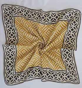 Pañuelo de Cabeza Boho de Algodón, Pañuelo Estampado a Mano, Regalo de Verano para Ella - Product Image 3