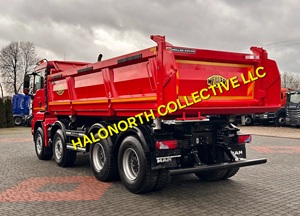 รถบรรทุก MAN 35.460 8x4 Tipper ปี 2020 มือสอง 30 ตัน สำหรับงานเหมือง ยูโร 6 ดีเซล พวงมาลัยซ้าย รถดัมพ์บรรทุกหนัก เกียร์อัตโนมัติ ดีเซล - Product Image 4