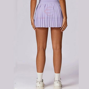 ชุดเล่นเทนนิสของผู้หญิงชุดใส่เล่นกีฬากับกางเกงขาสั้นชุดเล่นเทนนิสผ้าคอตตอนแบบลำลอง - Product Image 6