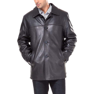 แจ็กเก็ตหนังวัวสำหรับผู้ชายเสื้อโค้ทหนังธรรมชาติลำลองสำหรับธุรกิจฤดูใบไม้ร่วงฤดูหนาว - Product Image 6