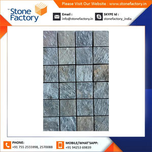 Carreau de mosaïque en pierre d'ardoise verte de Zeera de conception moderne pour la décoration intérieure et extérieure de maison de revêtement de mur - Product Image 6