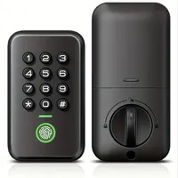 Serrure de porte intelligente sans clé, déverrouillage électronique par empreinte digitale, mot de passe biométrique, pour porte en bois, maison, hôtel, bureau, serrure personnalisable