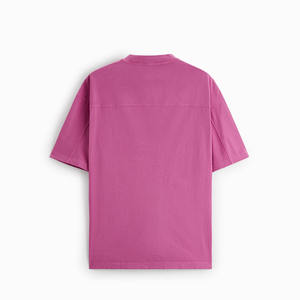 T-shirt en coton biologique 100%, logo d'été personnalisé, manches courtes de couleur unie avec des t-shirts décontractés en microfibre, vente en gros - Product Image 5