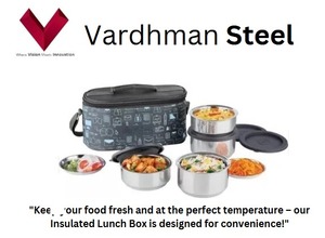 Boîte à lunch isotherme en acier inoxydable à double paroi, double isolation, double fraîcheur, boîte à lunch en acier inoxydable 4 compartiments - Product Image 2