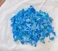 Déchets de tambour PE-HD rebroyés Fûts en plastique PE-HD bleus déchets 100kg 1000kg gros sacs déchets rebroyés PE-HD à vendre