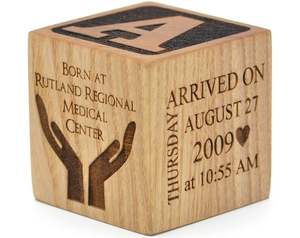 Personalizado al por mayor Cubo de madera Artefacto Cubo de madera maciza natural DIY Bloque de madera - Product Image 4