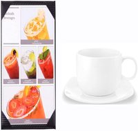 Le menu personnalisé le plus vendu couvre le support de menu en cuir lisse PU pour restaurant en cuir