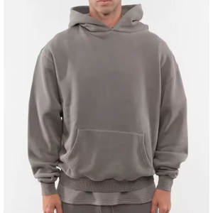 Sweat à Capuche Acide Surdimensionné pour Homme, Marque Privée, Lavage à l'Acide, Prix Pas Cher, Hip Hop, 600 g/m² - Product Image 5