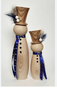 Madera maciza Adorno de Navidad Árbol Decoración UV Impreso Adorno de madera Exhibición Árboles - Product Image 4