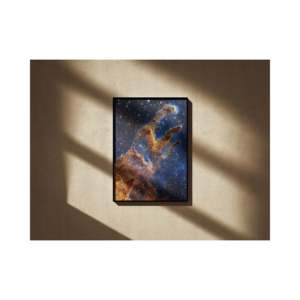 James Webb XXL Framed <b>Poster</b> 100x140 cm 'Pillars of Creation' Art Deco Style Modern Paper Design for Office Wall Decor - Product Image 5