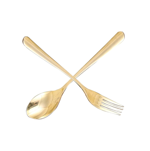 Utensilios de aspecto elegante Cubiertos Tenedor de latón Cuchara Cucharas de aspecto de diseñador Cubiertos Tenedores Cuchara Diseño único Venta caliente - Product Image 2