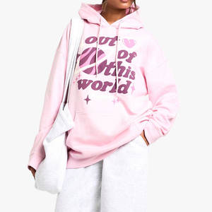 Colección de invierno de alta calidad, Sudadera con capucha cálida de tela suave con estampado de soplo para mujer, diseño único, Sudadera con capucha con estampado de soplo para mujer - Product Image 1