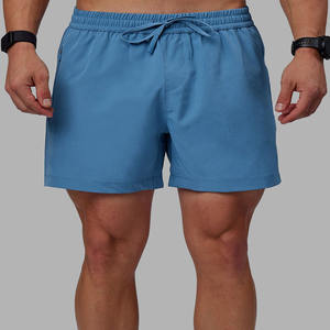 Short de performance pour hommes OEM style décontracté bleu élémentaire avec 2 couches vêtements de rue dernière conception usine en gros au meilleur prix - Product Image 3