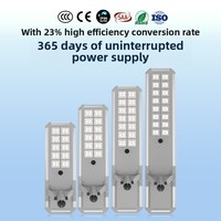Farola Solar LED Todo en Uno de Alto Lumen, IP65, Aluminio Fundido a Presión, Luminaria para Exteriores de Alta Eficiencia