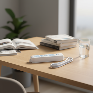4-Way Anti-Shock <b>Smart</b> Power <b>Socket</b> Plug 3 m Table-Top Power Strip - Product Image 3