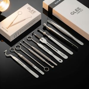 Herramienta Profesional para Eliminar Puntos Negros y Espinillas, Kit Extractor de Acné y Comedones de Acero Inoxidable con Logotipo Personalizado - Product Image 1