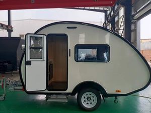 Nuevo remolque compacto Teardrop Mini RV Camper para viajes y acampar al aire libre listo para enviar a precio de fábrica - Product Image 5
