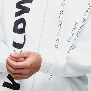 Nouvelle Mode Blanc Oversize Boxy Worldwide Texte Zip Up Through Basics Sweat à Capuche Coton Mélangé Personnalisé Dernière Conception Sweats à Capuche pour Hommes - Product Image 6