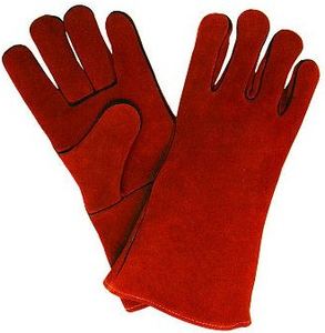 Guantes de soldadura de cuero de protección de seguridad, diseñados de primera calidad con resistencia al calor, guantes de soldadura duraderos a un precio razonable - Product Image 6
