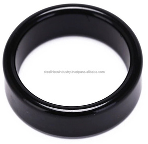 Anillo para Pene de Acero Negro, Diseño Personalizado, 5 mm, Ligero, 40/45/50 mm, Juguetes Sexuales Masculinos - Product Image 1
