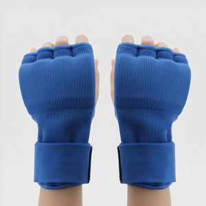 Guantes interiores acolchados de gel con logotipo personalizado y envolturas de mano elásticas largas, protección de Equipo de Boxeo MMA para hombres y mujeres, venta al por mayor - Product Image 6