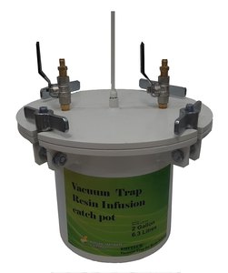 Кастрюля для инфузии смолы с квадратным отверстием и вакуумной ловушкой для фильтров насоса Улучшенная производительность продукта - Product Image 2