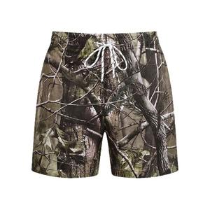 กางเกงขาสั้นชายแห้งเร็วสำหรับฤดูร้อน ชุดว่ายน้ำชายหาด พิมพ์ลายดิจิตอลสีสันสดใส ขนาดใหญ่ ผลิตจากเส้นใยโพลีเอสเตอร์ - Product Image 4