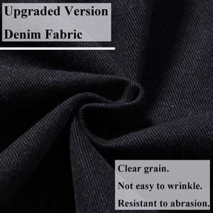 Vestes en jean respirantes et imperméables pour hommes grandes tailles Pakistan 2026 – Prix de gros personnalisé, deux poches, boutonnées, hiver, devant - Product Image 6