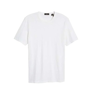 T-shirt imprimé à col rond en coton/fibre de bambou, couleur personnalisée, écologique, respirant - Product Image 5