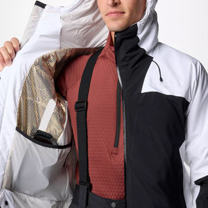 Chaqueta impermeable transpirable para hombre Proveedor personalizado OEM Cortavientos Chubasquero para exteriores Etiqueta privada disponible - Product Image 4