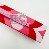 Nuevas Pinzas para Extensión de Pestañas de Acero Inoxidable Antimagnéticas, Color Rosa, con Punta Puntiaguda, Sostenibles, con Logotipo Mink, Calidad Premium, Diseño de Mariposa
