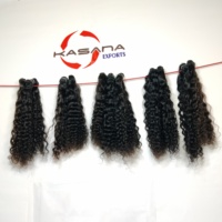 Vente en gros pas cher 100% Extensions de cheveux humains naturels alignés sur les cuticules indiennes brutes non transformées Tressage Tissage Deep Loose Curl Super