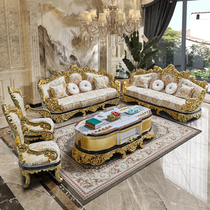 Ensemble de canapés en forme de L Averelle avec accoudoirs rembourrés en mousse fabriqués à la main, meubles de salon modernes et élégants, luxe écologique - Product Image 6