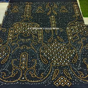 Tela de Tul Floral Ecológica, Elegante y Tradicional de Lujo, con Pedrería, Hecha a Mano, Colores y Tamaños Personalizados, de Alta Calidad - Product Image 4